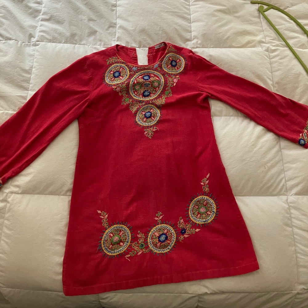 Vintage Tunic India embroidery
